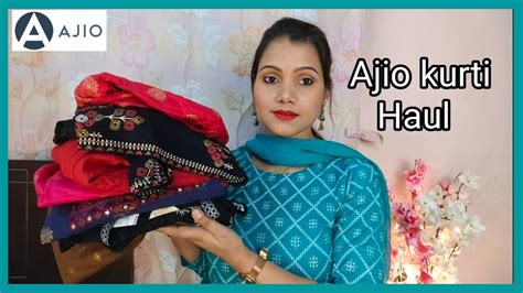 💕ajio Kurti Haul 💕avassa Svrnaa Partywear Kurti Haul Haul 💕ajio Haul 💕