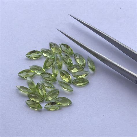 Shop Natural Peridot Marquise Gemstone Get Free Shipping