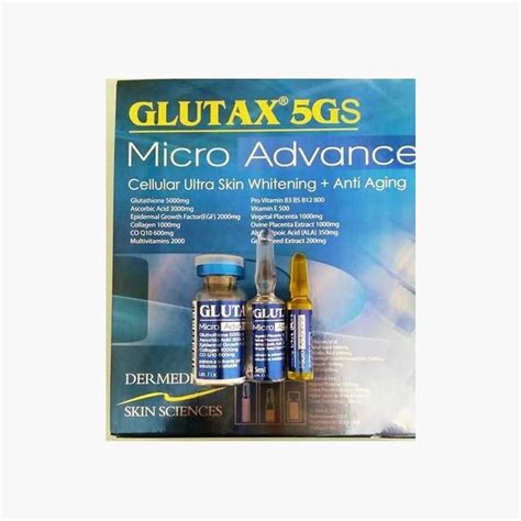 Glutax Gs Micro Advance Ultra Whitening Injection Packaging Type