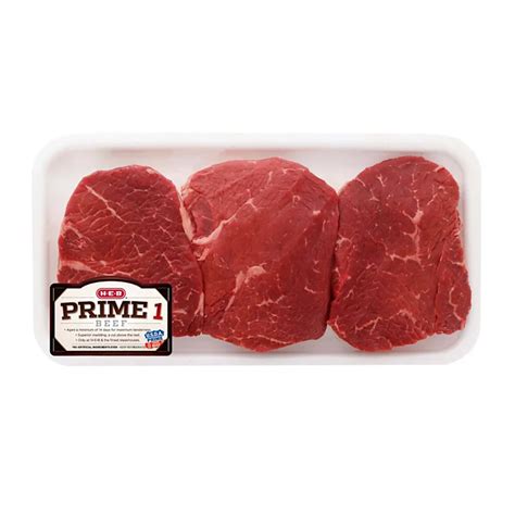 H E B Prime 1 Beef Center Cut Sirloin Portion Thick Usda Prime Shop