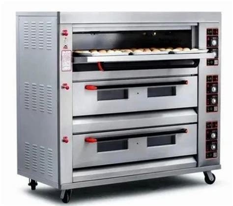 Number Of Decks Triple Decks Biscuit Cookies Gas Baking Oven 3 Deck 9