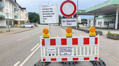 Freilassing Offizieller Spatenstich Bei Ausbau Reichenhaller Stra E