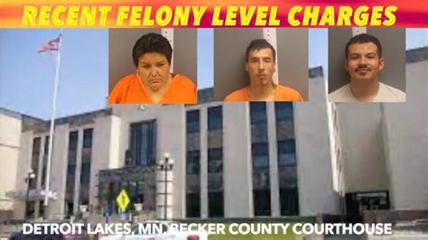 Recent Felony Level Charges In Becker County Minnesota Inewz