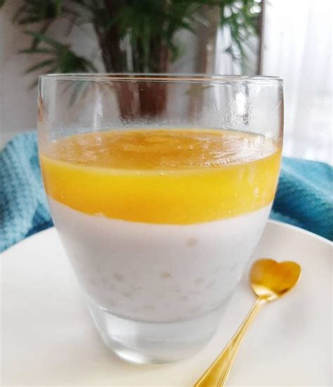 Sagu De Coco Com Manga Receiteria