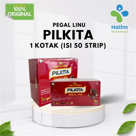 Jual Pilkita Pegal Linu 𝗧𝗘𝗥𝗠𝗨𝗥𝗔𝗛 𝟭 Kotak 𝗜𝗦𝗜 50 Strip Shopee Indonesia