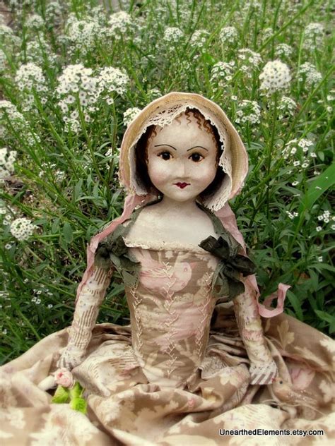 Secret Garden Doll Wooden Dolls Primitive Dolls Art Dolls