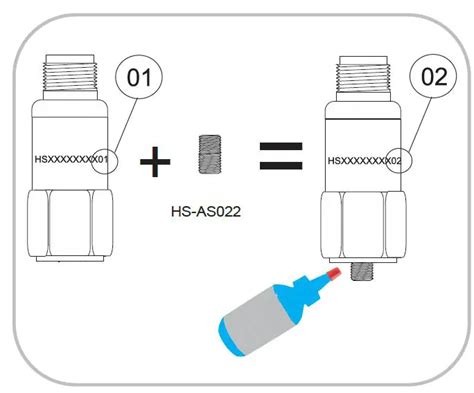 Male or Female Mounting Stud - Hansford Sensors