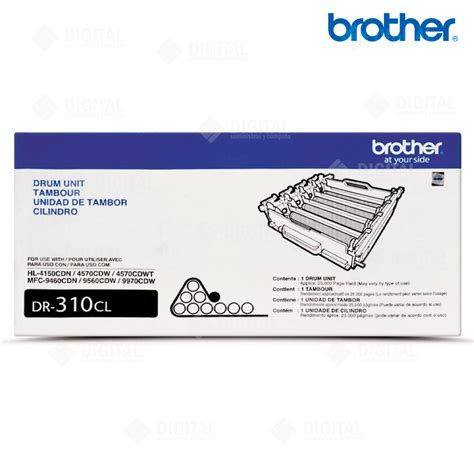 Tambor Brother Dr 310cl Negro Original Lym Digital