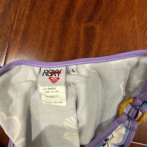 Vintage Roxy Bikini Size Large Sooo Cute Just Not My Depop