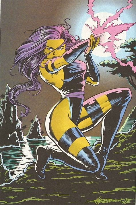 In Psylocke Marvel Art Comic Art