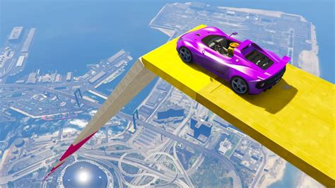 Gta Online Insane Highest Mega Ramp In The World Youtube