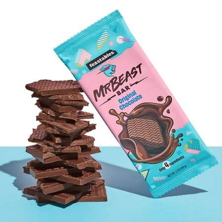 Mrbeast Feastables Original Chocolate Bar Oz Pack Artofit