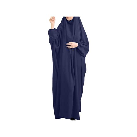 Eid Hooded Muslim Women Hijab Dress Prayer Garment Jilbab Abaya Long