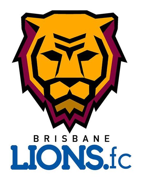 My simplified Brisbane Lions logo redesign : r/brisbanelions