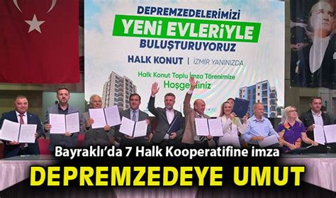 7 kooperatif için imzalar atıldı Soyer Bir umut meselesi İzmir