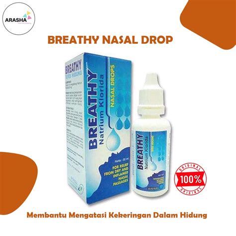 Jual BREATHY TETES HIDUNG 30 ML Iritasi Hidung Hidung Tersumbat Pilek