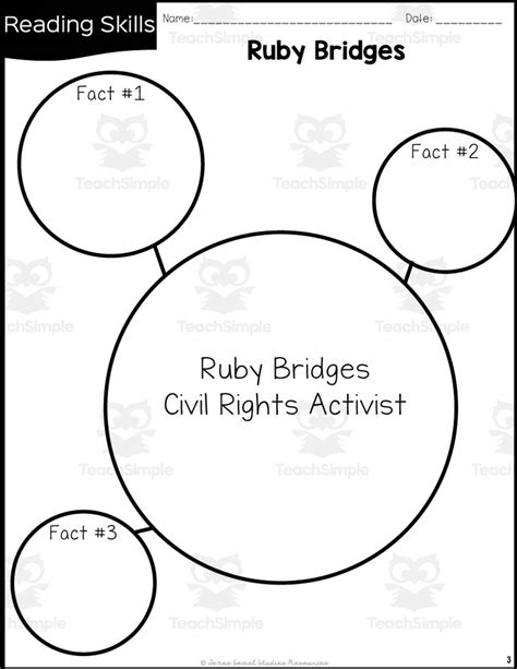 American History Ruby Bridges Reading Packet By Teach Simple