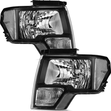 Lsailon Headlight Assembly Replacement Fit For Ford For F