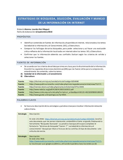 Estrategias de búsqueda selección y manejo de la información en