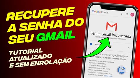 Como Recuperar Senha Do Gmail Atualizado 2023 Youtube