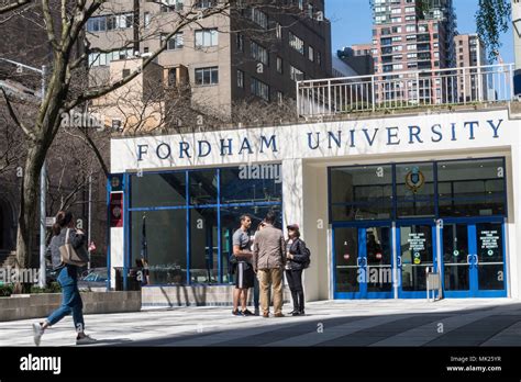 Fordham university lincoln center campus hi-res stock photography and images - Alamy