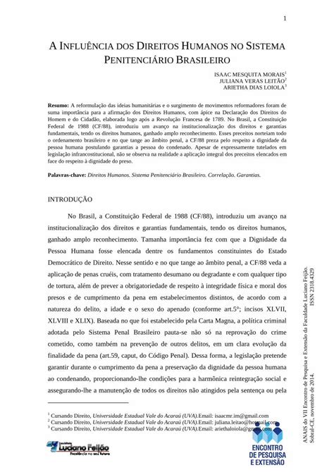 PDF A EVOLUÇÃO E IMPORTÂNCIA DOS DIREITOS HUMANOS a concretiza se