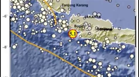 Gempa Banten Bermagnitudo 51 Diduga Dipicu Aktivitas Sesar Cimandiri