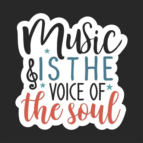 Music Quotes Stickers Bundle Images Free Download On Freepik