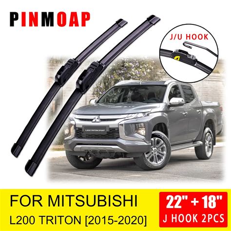 Escobillas De Limpiaparabrisas Delanteras Para Mitsubishi L200 Triton