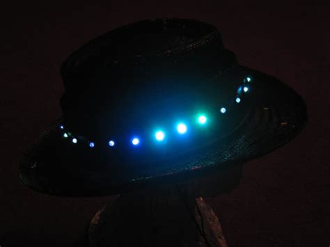 Lighted Hats Enlighted Illuminated Clothing