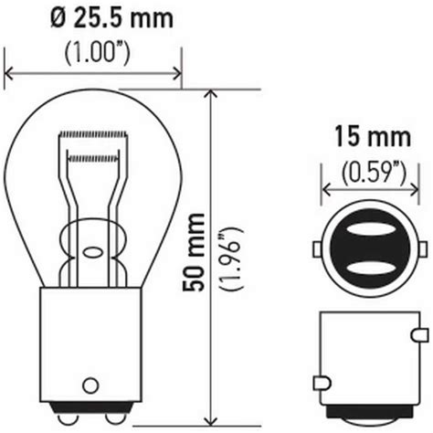 Ampolleta Para Autom Vil P W Contacto Globo Grande V