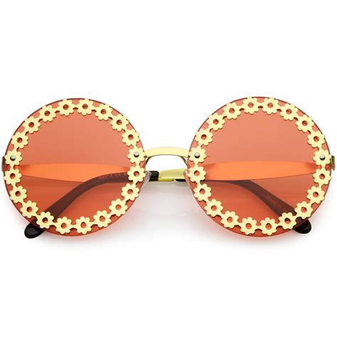 Trendy Round Fashion Sunglasses Zerouv