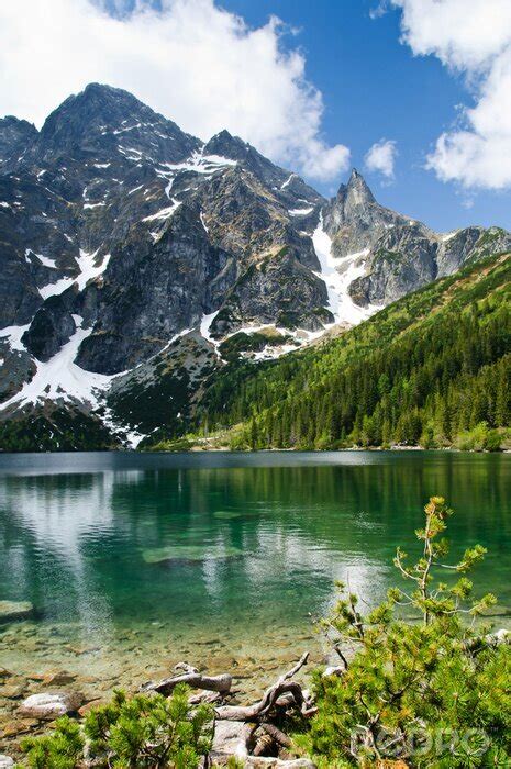 Fototapeta Polskie Tatry Morskie Oko Lake Na Wymiar Wysoki Widok