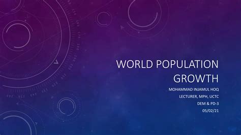 World Population Growth Ppt