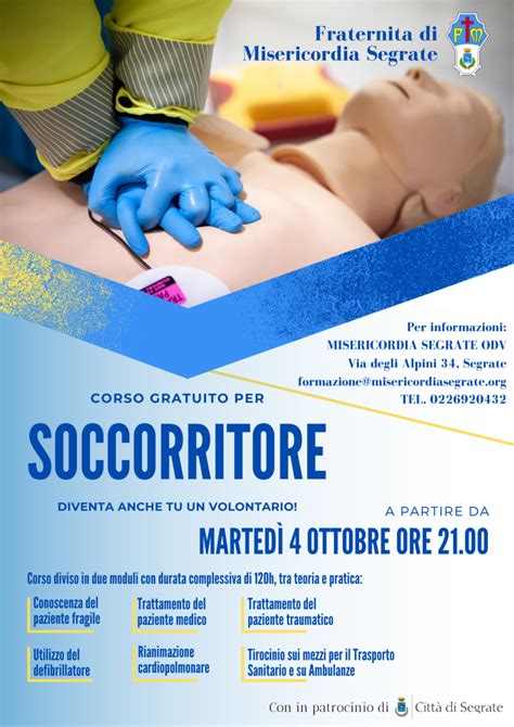 Segrate Un Corso Gratuito Per Diventare Soccorritori Della