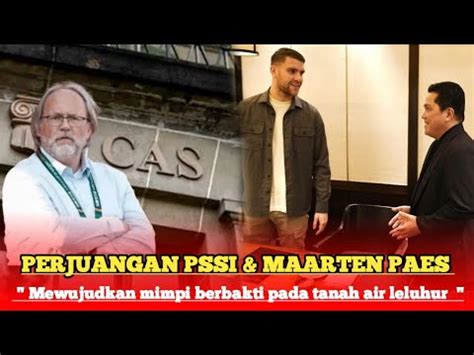 Demi Merah Putih Naturalisasi Maarten Paes Mampir Ke Pengadilan