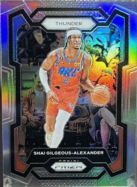 Shai Gilgeous Alexander Silver 85 Prices 2023 Panini Prizm