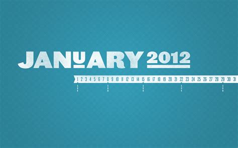 January 2012 Desktop Calendar Wallpaper Paper Leaf
