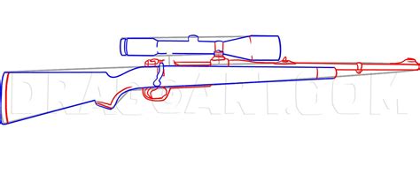 How to draw a cartoon gun step by step drawing guide by dawn – Artofit