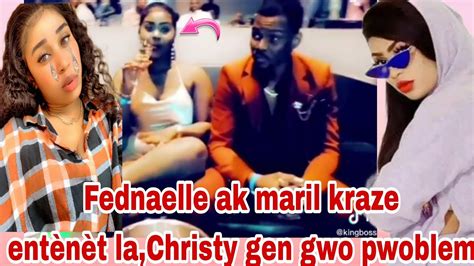 Fednaelle Ak Maril Boule Yo Christy Gen Pwoblem Eske Se Foto Jenny Ki