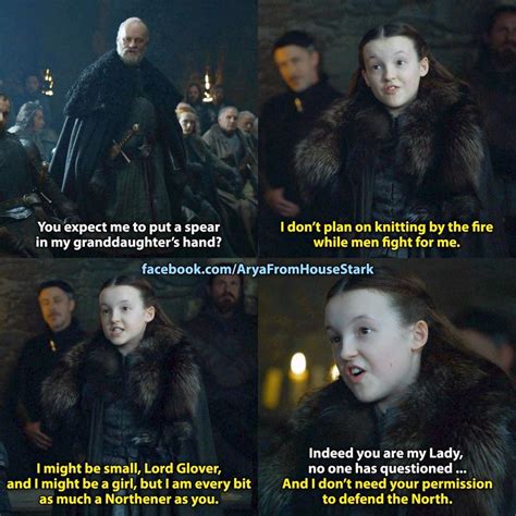 Lyanna Mormont, Game of Thrones. | Game of thrones funny, Game of ...
