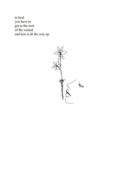 Pin By Mimmie On My Doodles♥️♥️ Rupi Kaur Quotes Rupi Kaur Flower Quotes