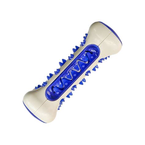 Косточка резиновая для собак TOOTH BRUSH DOG игрушка зубная щетка синий ...