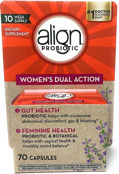 Align Women S Dual Action Probiotic 70 Capsules Health And Household