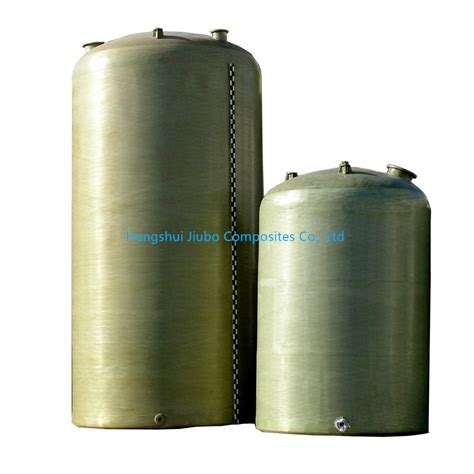 FRP Vertical Storage Tank For HCl And Chemicals FRP Tank For Chemical