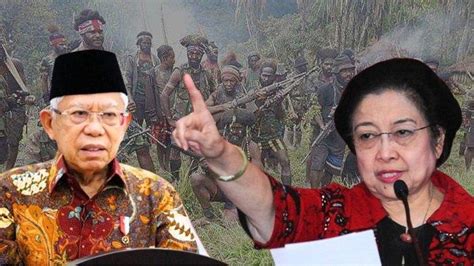 Ini Kata Wapres Maruf Amin Soal Solusi Megawati Untuk Tumpaskan Kkb Di