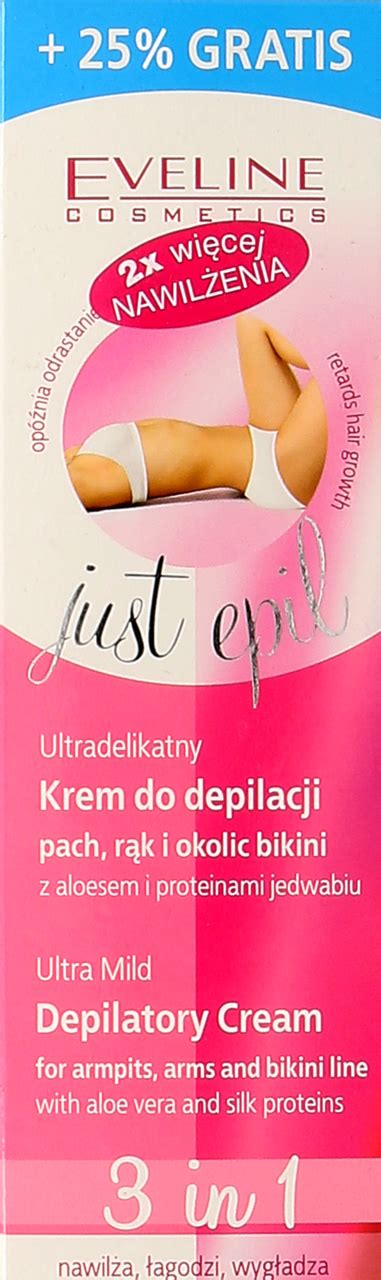Eveline Cosmetics Just Epil Krem Do Depilacji Pach R K I Okolic Bikini Ultradelikatny W