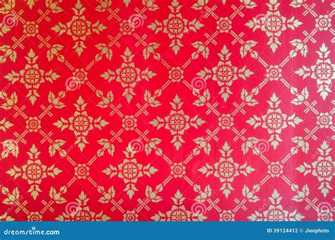 Background Of Thai Style Fabric Pattern Stock Photo Image Of Thailand