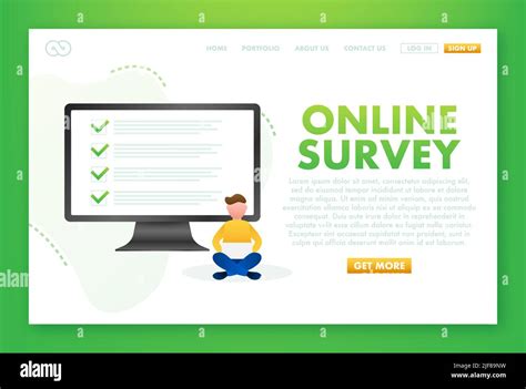 Online Survey Checklist Questionnaire Icon Laptop Computer Screen