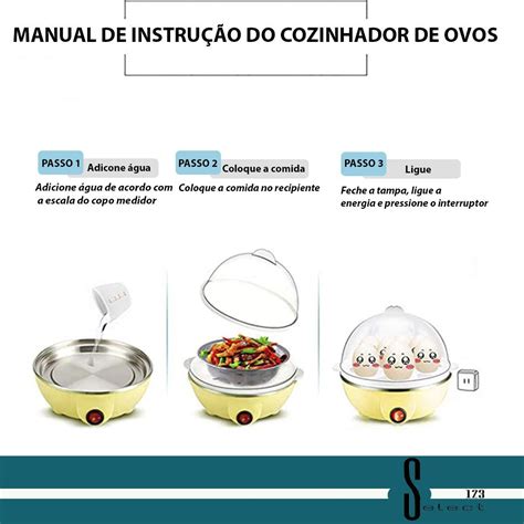 Cozedor De Ovos Elétrico A Vapor Fun Portátil 110v Egg Poacher